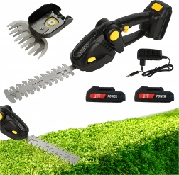 akumulátorové nůžky na živý plot a trávu 2 v 1