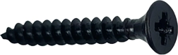 Vrut univerzální 3 × 25 mm černý, zápustná hlava (20 ks)