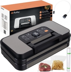 vakuová svářečka fólií RUHHY 125 W s dvojitou pumpou a nožem