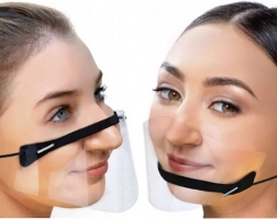 Mini štít na nos a ústa – černý