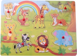 Puzzle pro děti Divoká zvířata