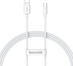 Kabel USB-C Baseus Superior 65W bílý