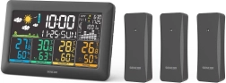 Meteorologická stanice Sencor SWS 6300 se 3 bezdrátovými senzory
