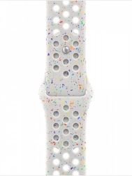 Sportovní pásek NIKE pro Apple Watch 42 mm, čistá platina, velikost M/L