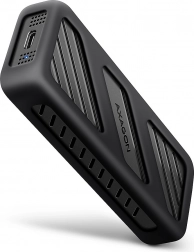 AXAGON armored box – hliníkový externí box pro M.2 NVMe SSD, USB‑C 3.2 Gen 2x2, 20 Gb/s