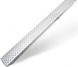 ocelová nájezdová rampă 160 cm s protiskluzem, nosnost 200 kg pro motocykl, skútr a sekačku