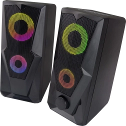 USB stereo reproduktory Led Rainbow Baila