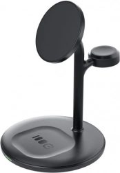 MagScape magnetická bezdrátová 3v1 nabíječka MagSafe černá