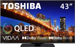 Toshiba 43" qled 4k uhd televizor s vidaa a dolby vision