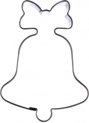 Vykrajovátko na sušenky zvoneček z nerezové oceli 6 cm