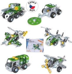 Malý mechanik – vojenská technika kovová stavebnice