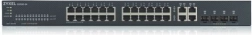 Zyxel GS1920-24 v2 chytrý spravovaný switch 24×Gb + 4×Gb, standalone nebo NebulaFlex Cloud