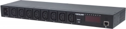 Řízená racková PDU 19" 1U, 8x C13, 110–250 V / 16 A, IP správa