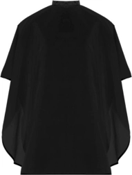 Kadeřnická stříhací pláštěnka černá