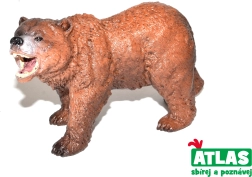 Figurka medvěd grizzly – ručně malovaná