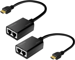 HDMI extender 30 m, Full HD 1080p/60 Hz, 0,3 m