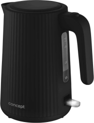 Plastová rychlovarná konvice 1,7 l černá