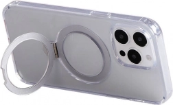 Magnetické pouzdro se stojánkem JOYROOM pro iPhone 15 – průhledné