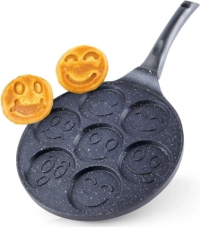 Granitová pánev na vejce a lívance 27 cm, 7 otvorů Grande