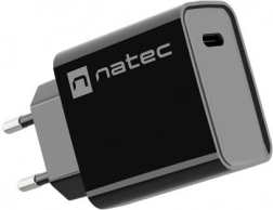 síťová nabíječka NATEC Ribera 1× USB‑C 20 W černá