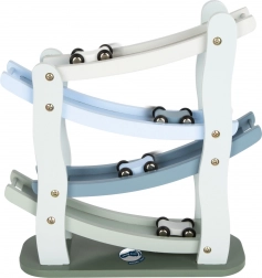 Dřevěná závodní dráha pro auta Blue – small foot