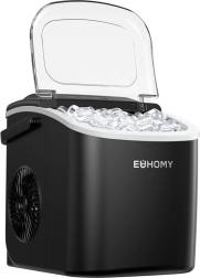Euhomy IM001 výrobník ledových kostek 1,2 l 12 kg černý
