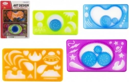 Plastové šablony pro kreslení 23x29 cm