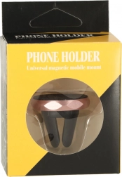 Magnetický držák do auta na mřížku větrání – Růžový