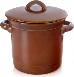 Keramická nádoba na kvašení s víčkem 1 l