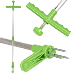 Teleskopický vytrhávač plevele se 3 hroty 93 cm