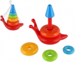 Barevná skládací pyramida pro děti