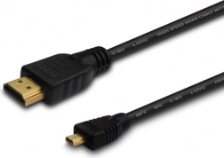Kabel HDMI na micro HDMI 1 m černý