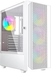 Počítačová skříň midi tower FORNAX 4000 ARGB bílá