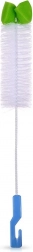 Dlouhý kartáč na láhve 41 cm se špičkou z houbičky