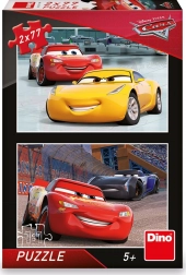 Puzzle CARS 3 závodníci 2×77 dílků