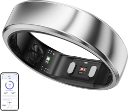 Chytrý prsten RingConn Gen 2 Air, velikost 12, stříbrná galaxie