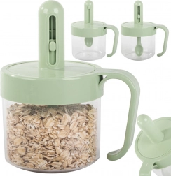 Vzduchotěsná dóza na koření s integrovanou lžičkou a ouškem 0,2 l