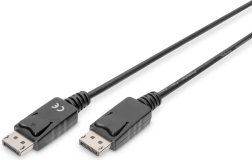 Připojovací kabel DisplayPort DP–DP 5 m, černý