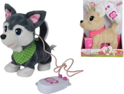 Plyšové štěňátko na vodítku se zvukem a chůzí