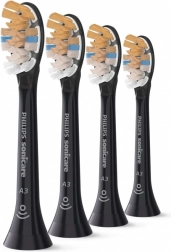 náhradní hlavice philips sonicare a3 all‑in‑one, 4 ks, černé