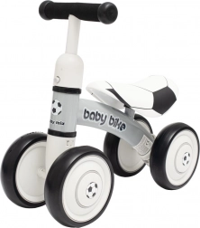 Dětské odrážedlo Baby Mix Baby Bike fotbalové černo-bílé