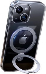 Torras průhledné magnetické pouzdro se stojánkem pro iPhone 15