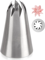 Ocelová cukrářská zdobicí špička květ