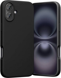 Silikonové pouzdro Vention pro iPhone 16 Plus s MagSafe, černé