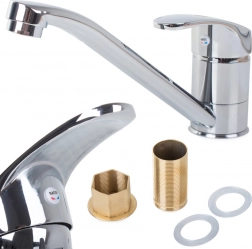 Elegantní chromová dřezová páková baterie