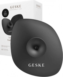 Čisticí kartáč na obličej 4v1 s rukojetí Geske s aplikací (šedý)