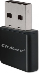 Bezdrátový Mini Adapter WiFi Qoltec USB 2.0 300Mbps
