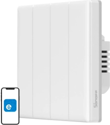 Chytrý dotykový nástěnný vypínač Wi-Fi Sonoff TX T5 4C