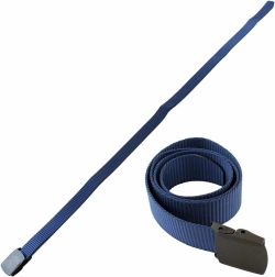 Taktický textilní pásek do kalhot – modrý, 110 cm