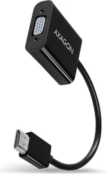 Adaptér AXAGON HDMI na VGA s audio a microUSB napájením